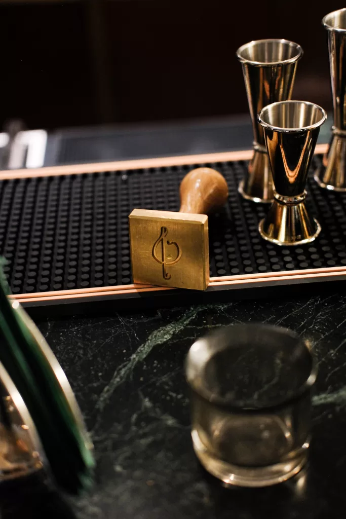 Cinematic bar moment captured through luxury hospitality photography